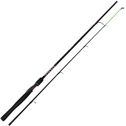 KastKing Brutus Spinning Rods & Casting Fishing Rods, Brute Tuff Kompozit Grafit va Shisha Blanklar, Zirkonium Oksidi Halkalari bilan Paslanmaydigan Po'lat Chiziq Qo'llanmalari, Chartreuse Strike Uchi - 1