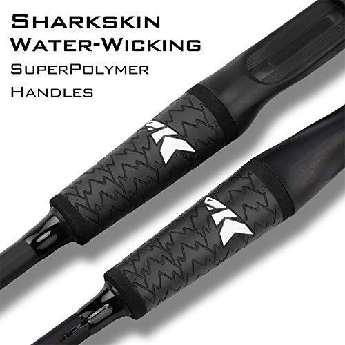 KastKing Crixus Fishing Rods, IM6 Graphite Spinning Rod & Casting Rod W/Zirconium Oxide Ring Stainless Steel Guides, SuperPolymer Handle - 7