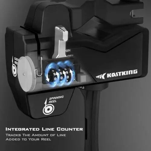 KastKing Kalibrate Fishing Line Spooler, Line Counter & 5