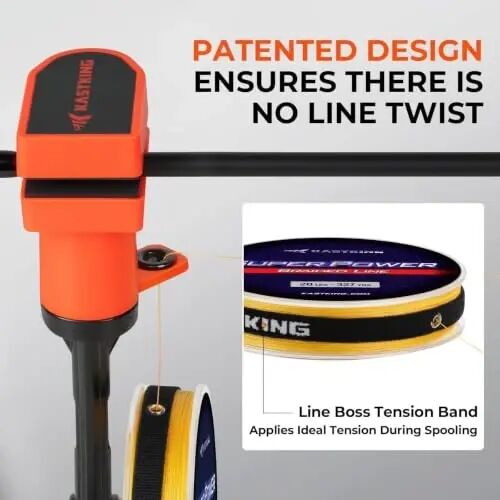 KastKing Kalibrate Fishing Line Spooler, Line Counter & 5