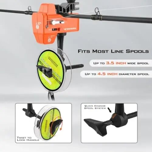KastKing Kalibrate Fishing Line Spooler, Line Counter & 5