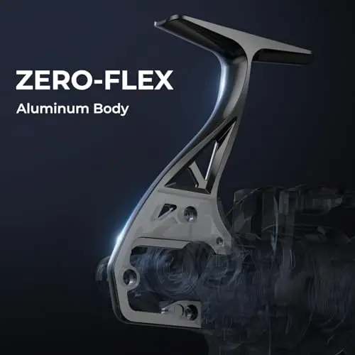 KastKing Megatron Spinning G'altagi, Chuchuk suv va sho'r suvda baliq ovlash uchun spinning g'altagi, Qattiq alyumin ramka 7+1 ikki tomonlama ekranlangan zanglamaydigan po'lat BB, 30 funtdan ortiq uglerod tortish, CNC alyumin g'altak va tutqich - 5