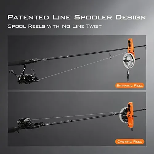 KastKing Patented Radius Line G'altak, Spinner va Casting G'altaklari uchun ixcham baliq ovlash liniyasini g'altaklash vositasi - Chiziq g'altagi Baliq ovlash g'altaklarini Chiziq burmasdan g'altaklaydi, Zo'r baliq ovlash sovg'alari - 3