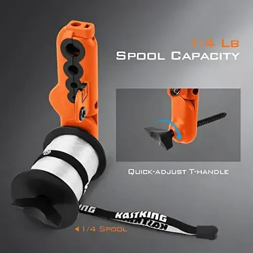 KastKing Patented Radius Line G'altak, Spinner va Casting G'altaklari uchun ixcham baliq ovlash liniyasini g'altaklash vositasi - Chiziq g'altagi Baliq ovlash g'altaklarini Chiziq burmasdan g'altaklaydi, Zo'r baliq ovlash sovg'alari - 4