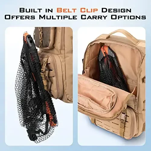 KastKing Pontus Рыболовный Подсак, Складной и Легкий Подсак со Встроенной Шкалой Длины, Прочная Алюминиевая Ручка, Рыболовное Снаряжение и Подарок для Мужчин - 5