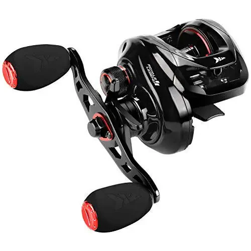 KastKing Royale Legend II Baitcasting Reels, New Compact Design Baitcaster Fishing Reel, 17.64LB Carbon Fiber Drag, Cross-Fire 8 Magnet Braking System, Available in 5.4: 1 and 7.2: 1 - 1