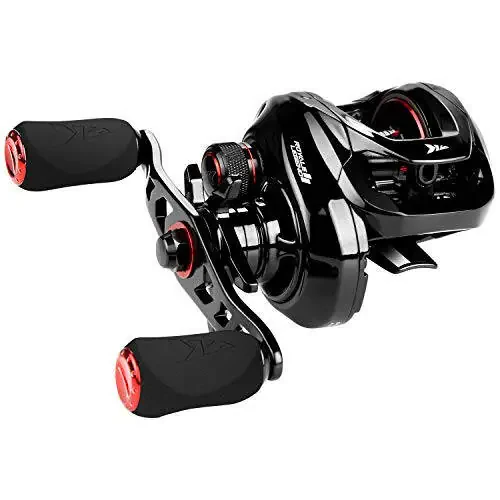 KastKing Royale Legend II Baitcasting Reels, New Compact Design Baitcaster Fishing Reel, 17.64LB Carbon Fiber Drag, Cross-Fire 8 Magnet Braking System, Available in 5.4: 1 and 7.2: 1 - 6