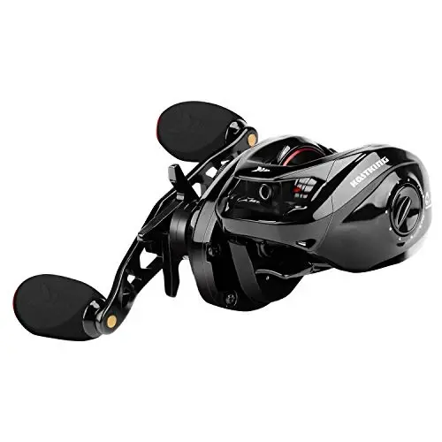 KastKing Royale Legend II Baitcasting Reels, New Compact Design Baitcaster Fishing Reel, 17.64LB Carbon Fiber Drag, Cross-Fire 8 Magnet Braking System, Available in 5.4: 1 and 7.2: 1 - 1
