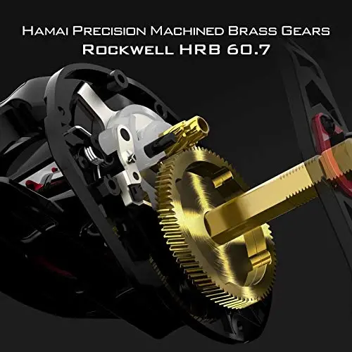 KastKing Royale Legend II Baitcasting Reels, New Compact Design Baitcaster Fishing Reel, 17.64LB Carbon Fiber Drag, Cross-Fire 8 Magnet Braking System, Available in 5.4: 1 and 7.2: 1 - 3