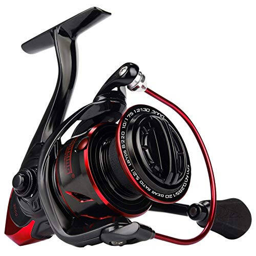 KastKing Sharky III Fishing Reel - New Spinning Reel - Carbon Fiber 39.5 LBs Max Drag - 10+1 Stainless BB for Saltwater or Freshwater - Oversize Shaft - Super Value! - 9