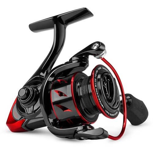 KastKing Sharky III Fishing Reel - New Spinning Reel - Carbon Fiber 39.5 LBs Max Drag - 10+1 Stainless BB for Saltwater or Freshwater - Oversize Shaft - Super Value! - 3