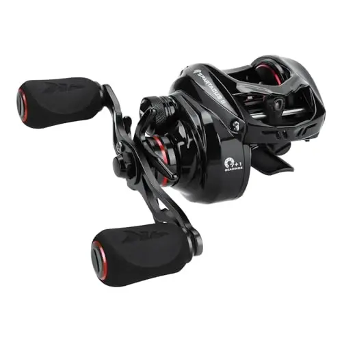KastKing Spartacus II Baitcasting baliq ovlash g'altagi, 6oz Ultralight Baitcaster g'altagi, 17,6 LB uglerodli tolali tortish bilan super silliq, 7,2: 1 vites nisbati, 39 mm kaft uchun ideal past profil dizayni 