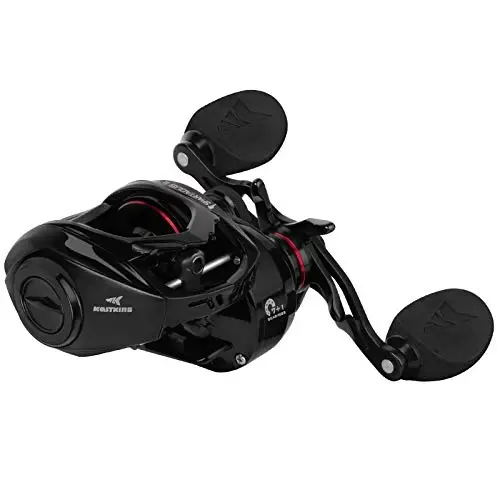 KastKing Spartacus II Baitcasting Fishing Reel, 6oz Ultralight Baitcaster Reel, 17.6 LB uglerod tolasi dragi bilan super silliq, 7.2: 1 dişli nisbat, 39 mm palma mukammal past profil dizayni - 4