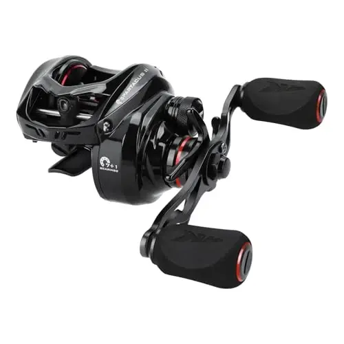 KastKing Spartacus II Baitcasting Fishing Reel, 6oz Ultralight Baitcaster Reel, 17.6 LB uglerod tolasi dragi bilan super silliq, 7.2: 1 dişli nisbat, 39 mm palma mukammal past profil dizayni 