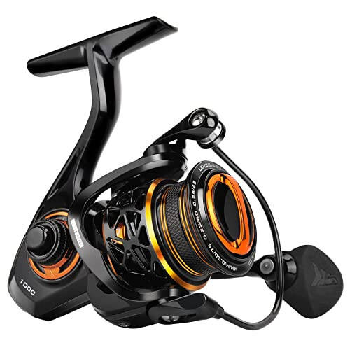 KastKing Zephyr 1000 SFS Spinning Reel - Ultralight Spin Finesse System Fishing Reel - Carbon Fiber Construction – 7 + 1 Stainless Steel BB – Carbon Fiber Drag – Braid Line Ready CNC Aluminum Spool - 1