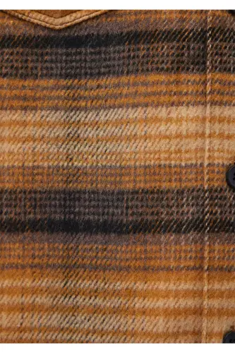 Katakli sariq ko'ylak Regular Fit / Oddiy bichim 0211 - 6