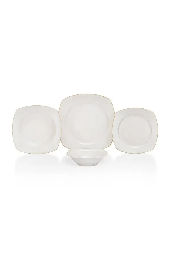 Kate Dinner Set 48 Pieces - White01 - 2