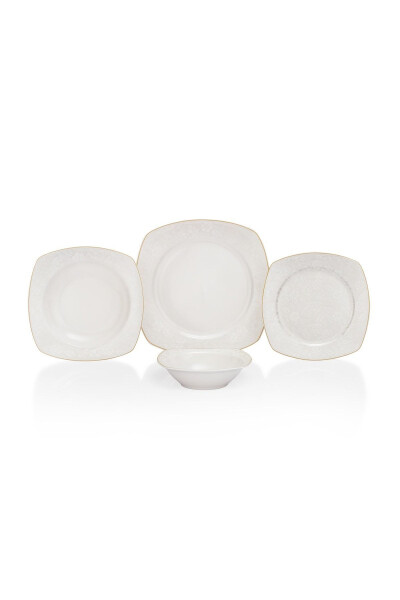 Kate Dinner Set 48 Pieces - White01 - SCHAFER