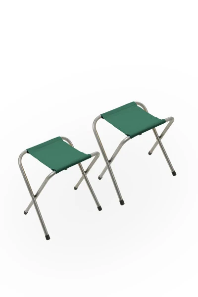 Katlanır Balıkçı taburesi, kamp taburesi, piknik taburesi, Kamp Sandalyesi-Haki-**2 ADET**-Haki - Modazone