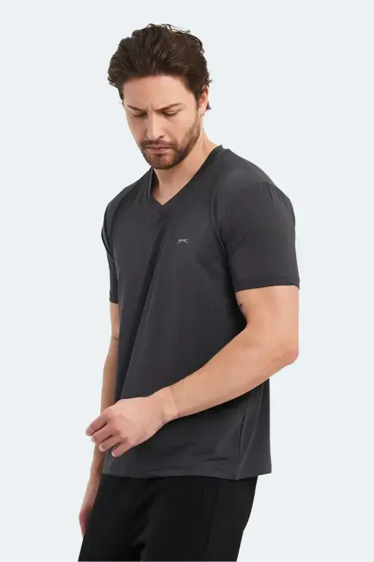 KATRIINA Men's T-Shirt Dark Gray-Dark Gray - 3