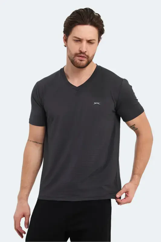 KATRIINA Men's T-Shirt Dark Gray-Dark Gray - 6
