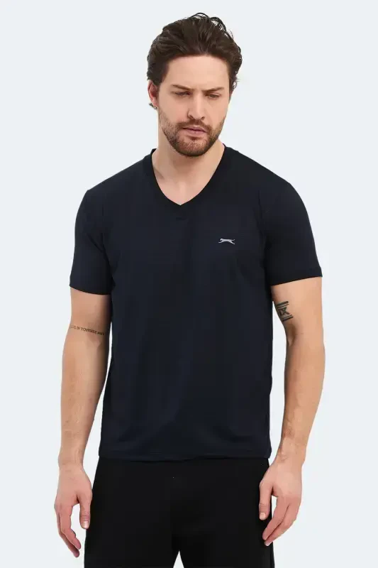 KATRIINA Men's T-Shirt Navy Blue-Navy Blue - SLAZENGER