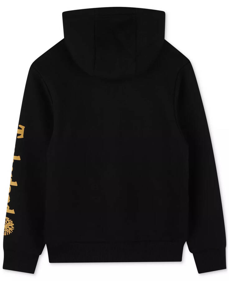 Big Boys Logo French Terry Zip-Up Hoodie Black - 2