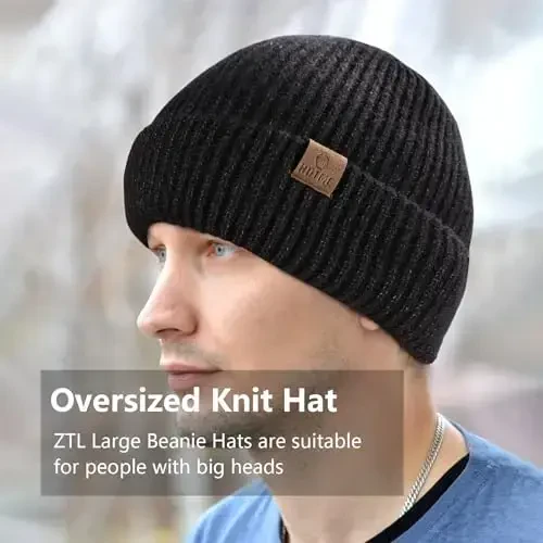Katta boshlar uchun katta hajmli XXL Beanie shapka 23,6