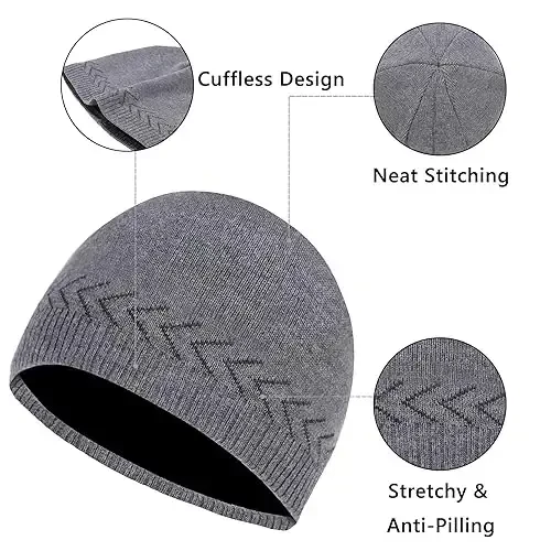 Katta boshlar uchun XXL Beanie shlyapa 23,6