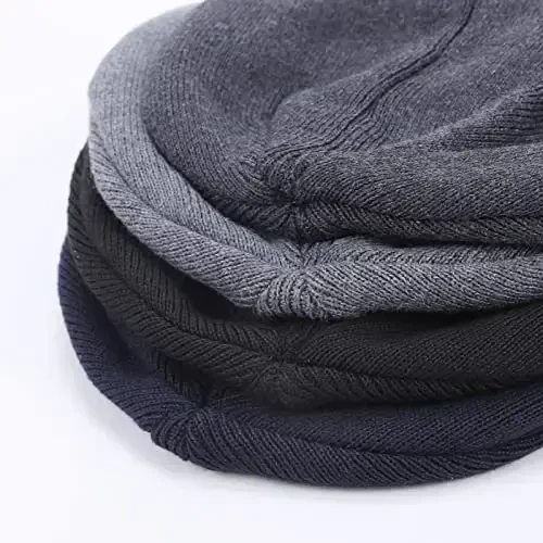Katta boshlar uchun XXL Beanie shlyapa 23,6
