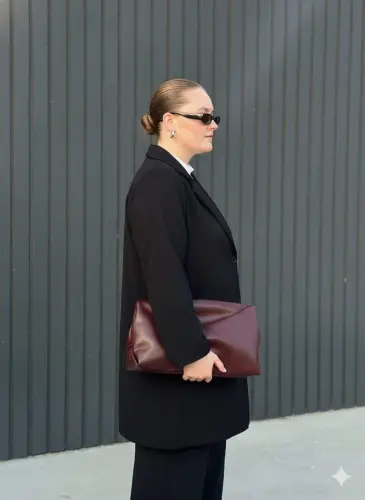 Katta hajmli astarli ko'ylagi qora - 2