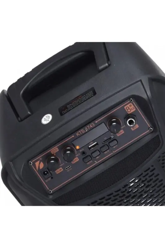 Katta kattı Karaoke karnayı mikrofonli Bluetooth karnaylar Extra Bass-Tweeter Subwoofer Ovoz bomba - 7