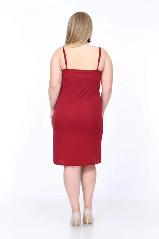Katta namlikli V bo'yinli ichki kiyim KL4569 bordo - 1