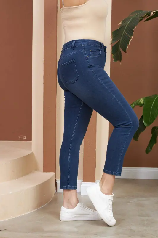 Katta o'lchamli ko'k shim - 2