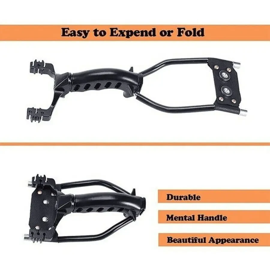 Kattalar uchun professional avtomat to'plam, ochiq havoda yuqori tezlikdagi baliq ovlash katapultati 100 dona o'q va 3 ta rezina tasma bilan. - 5