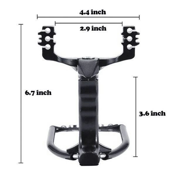Kattalar uchun professional avtomat to'plam, ochiq havoda yuqori tezlikdagi baliq ovlash katapultati 100 dona o'q va 3 ta rezina tasma bilan. - 6