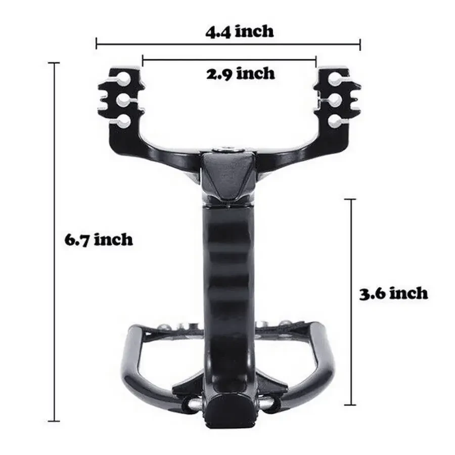 Kattalar uchun professional avtomat to'plam, ochiq havoda yuqori tezlikdagi baliq ovlash katapultati 100 dona o'q va 3 ta rezina tasma bilan. - 6