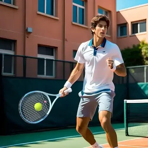 Kattalar uchun professional tennis raketkasi, 2 o'yinchi uchun 27 dyuymli tezlikda tennis raketkasi. Boshlang'ich va professional uchun maqbul, 3 ta tennis to'pi, 2 ta vibratsiya amortizatori, 2 ta overgrip, tennis sumkasi - 6