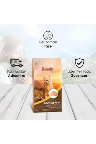 Kattalar uchun tovuq go'shti bilan 10 kg oziq - 4
