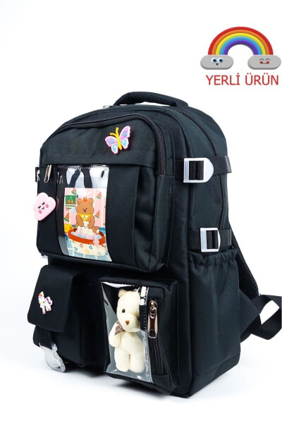 Kawaii Bag Club Korean Style Full Accessory Orthopedic Daily New School Backpack - 8