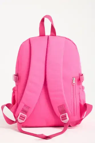 Kawaii Korean Style School Bag with Accessories for Girls and Boys Backpack Pink-Pink - 4