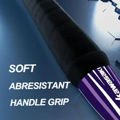 Kawasaki Badminton Set with 2 Badminton Rackets, 3 Shuttlecocks, and Carrying Bag - 5