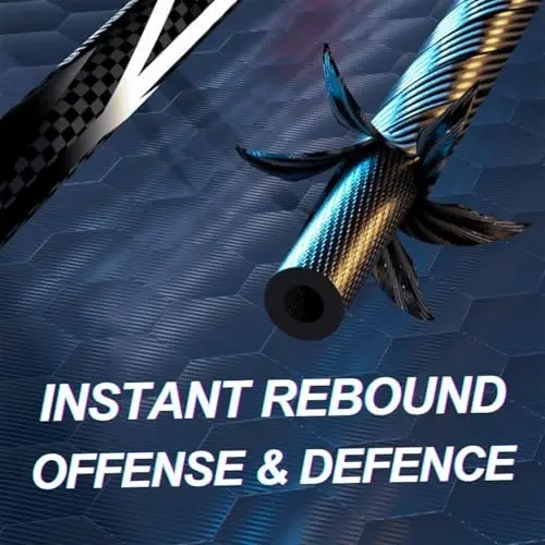 Kawasaki Badminton Set with 2 Badminton Rackets, 3 Shuttlecocks, and Carrying Bag - 4