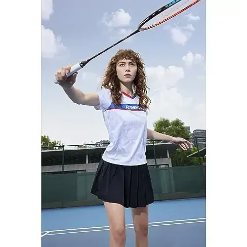Kawasaki Badminton to'plami Professional Grafit Badminton Raketkasi Yengil va Yuqori Ishlash Sporti, Mashg'ulot va Ko'ngil ochish uchun 3 Badminton to'pi, 2 ortiqcha ushlash va Yuk tashish Sumkasi bilan - 5