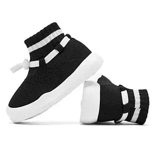 Fahrerliebe Baby Non Slip Socks Shoes Boys Girls Soft Slip On Sneakers Protection Toe Infant Slippers Lightweight Breathable First Walking Shoes - FAHRERLIEBE (1)
