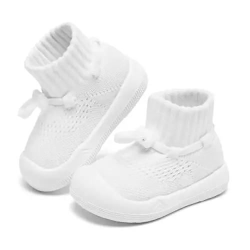 Fahrerliebe Baby Non Slip Socks Shoes Boys Girls Soft Slip On Sneakers Protection Toe Infant Slippers Lightweight Breathable First Walking Shoes - 1