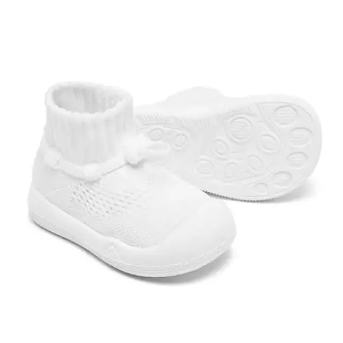 Fahrerliebe Baby Non Slip Socks Shoes Boys Girls Soft Slip On Sneakers Protection Toe Infant Slippers Lightweight Breathable First Walking Shoes - 2