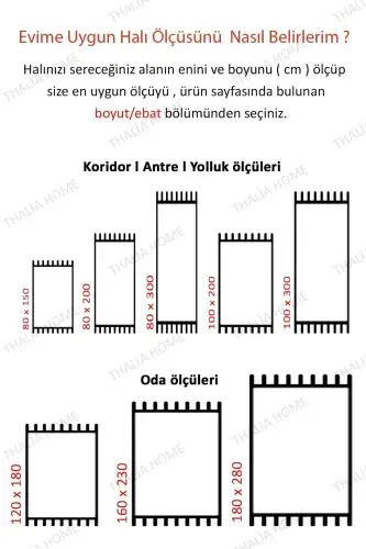 Kaymaz Tabanlı Yıkanabilir Baskılı Halı Yolluk-Yuvarlak - 3