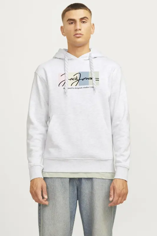 Sweatshirt - Beyaz-Bright White - 1