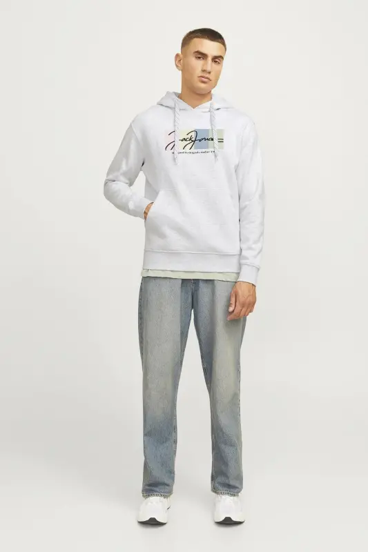 Sweatshirt - Beyaz-Bright White - 4
